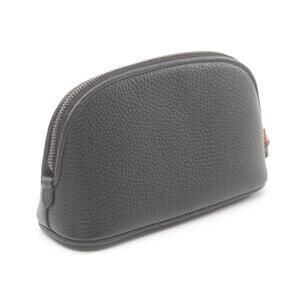 Gucci Bag Pouch Leather GG Black